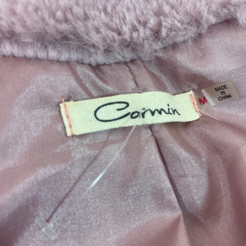 Carmin Chic Pink Teddy Jacket - image 8